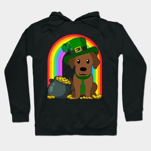 German Pointer Rainbow Irish Clover St Patrick Day Dog Gift design Hoodie